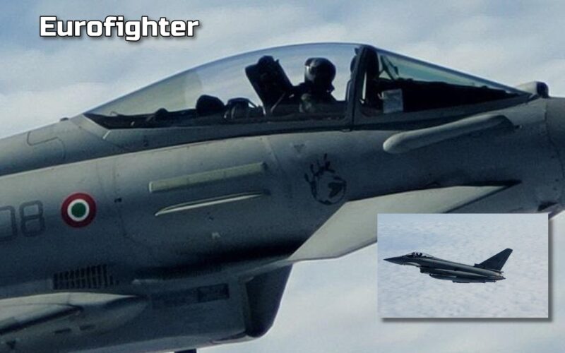 Russia, le foto degli Eurofighter italiani su Kaliningrad