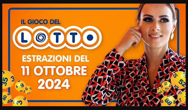 Estrazioni Lotto, Superenalotto e 10eLotto di venerdì 11 ottobre 2024