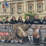 Protesta davanti ai Ministeri: stop all'uccisione dei pulcini maschi