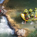 Vigili del fuoco in addestramento sul fiume Elsa: tecniche di soccorso fluviale