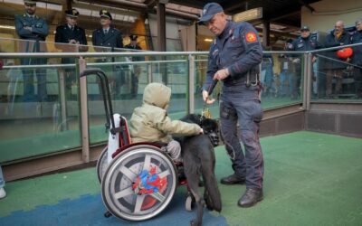 Forze dell'ordine in visita al Bambino Gesù di Roma