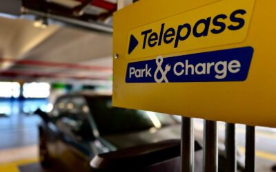 Telepass lancia Park & Charge a Fiumicino per auto elettriche