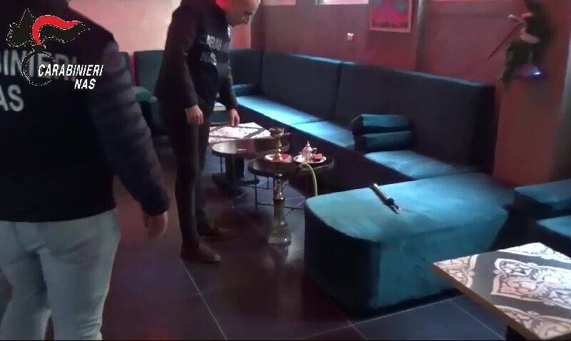 Controlli dei NAS e dell’ADM nei locali “Shisha bar”, dove si fuma il narghilè