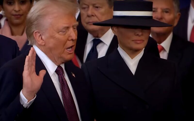 Trump giura, è il 47° presidente degli Stati Uniti