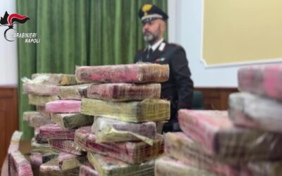 Sequestrati oltre 80 kg di cocaina a Napoli, valore 10 milioni di €