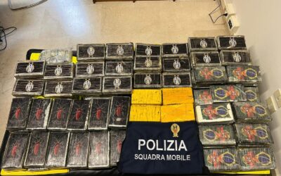 Sequestrati 172 kg di cocaina per un valore di oltre 25 milioni