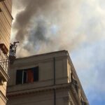 Incendio devasta l'appartamento dell'ex sottosegretario Cardinale