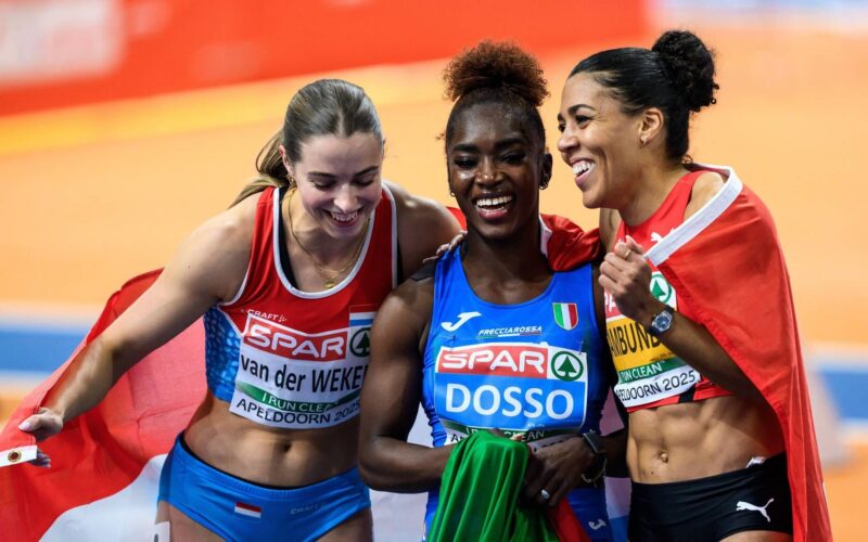 Zaynab Dosso conquista l’oro nei 60 metri agli Europei indoor