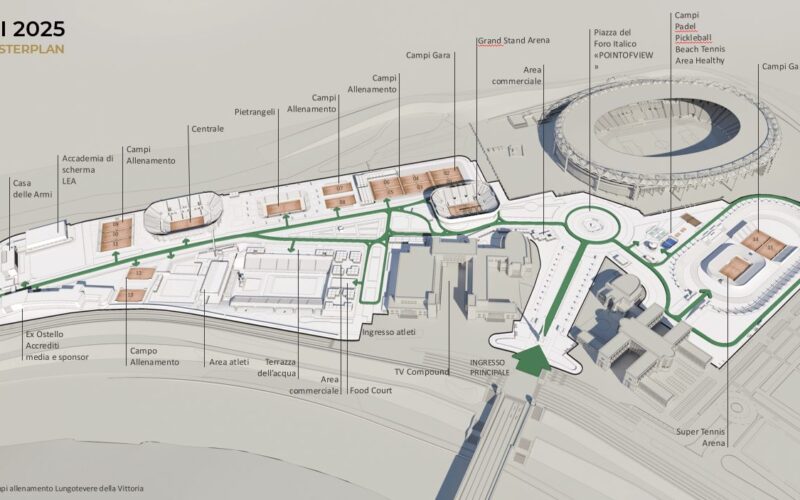 Internazionali di tennis 2025, nuovo look e si gioca anche nello Stadio dei Marmi