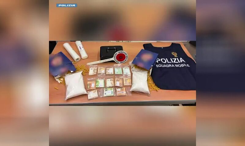 Due arresti a Bologna per traffico di ketamina nascosta in confezioni di pasta