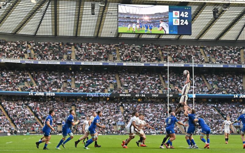 Rugby Sei Nazioni: Inghilterra batte l’Italia 47-24 a Twickenham
