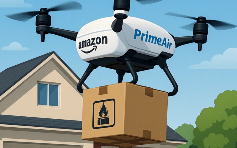 Amazon consegna smartphone con droni in meno di un’ora