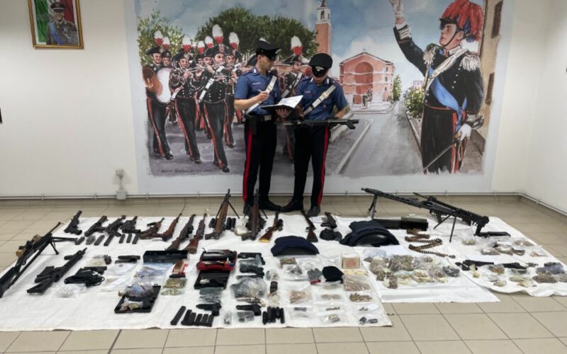 Aprilia: armi, droga e soldi falsi in casa, un arresto