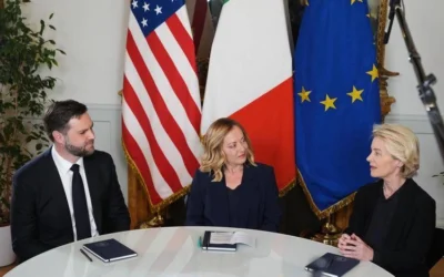 Meloni riceve Vance e von der Leyen a Roma