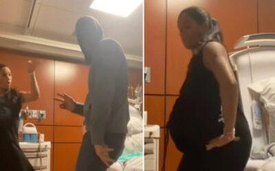Meghan e Harry ballano in ospedale: video virale col pancione