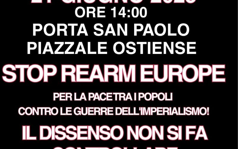 Stop alle armi, sì alla pace: manifestazione a Roma