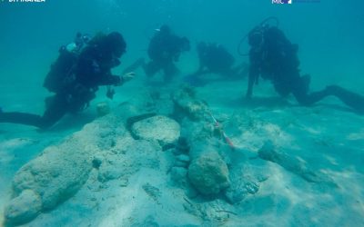 Recuperati cannoni del XVII secolo al largo di Gallipoli