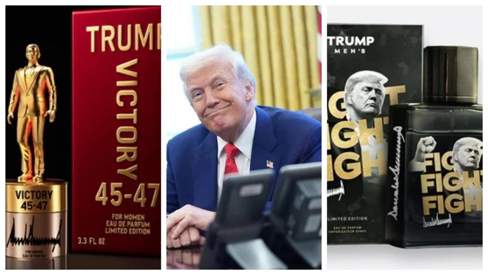 Trump lancia profumo Victory 45-47 a 249 dollari