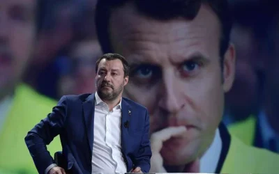 Tensione Italia-Francia, Salvini attacca Macron su Kiev