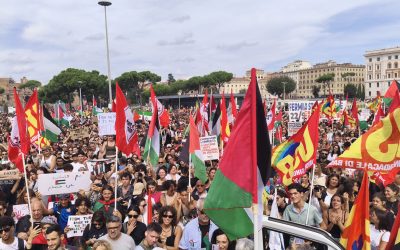 Sciopero nazionale, piazze piene per la Palestina in Italia