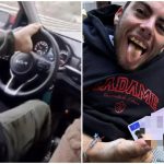 Imperia, ragazzo guida con i piedi e conquista la patente