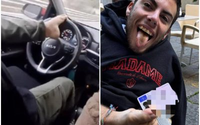 Imperia, ragazzo guida con i piedi e conquista la patente