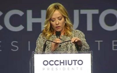 Centrodestra unito in Calabria, Meloni al fianco di Occhiuto