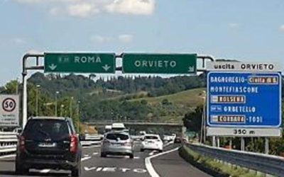 A1 Milano-Napoli: traffico bloccato per incidente Orvieto e Attigliano