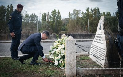 Il ricordo del valoroso agente Samuele Donatoni