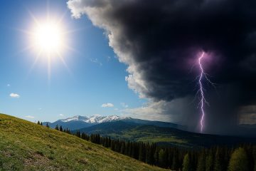 Italia divisa tra sole persistente e piogge al Nord