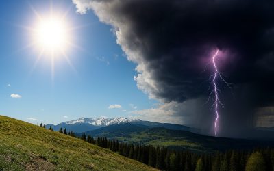 Italia divisa tra sole persistente e piogge al Nord